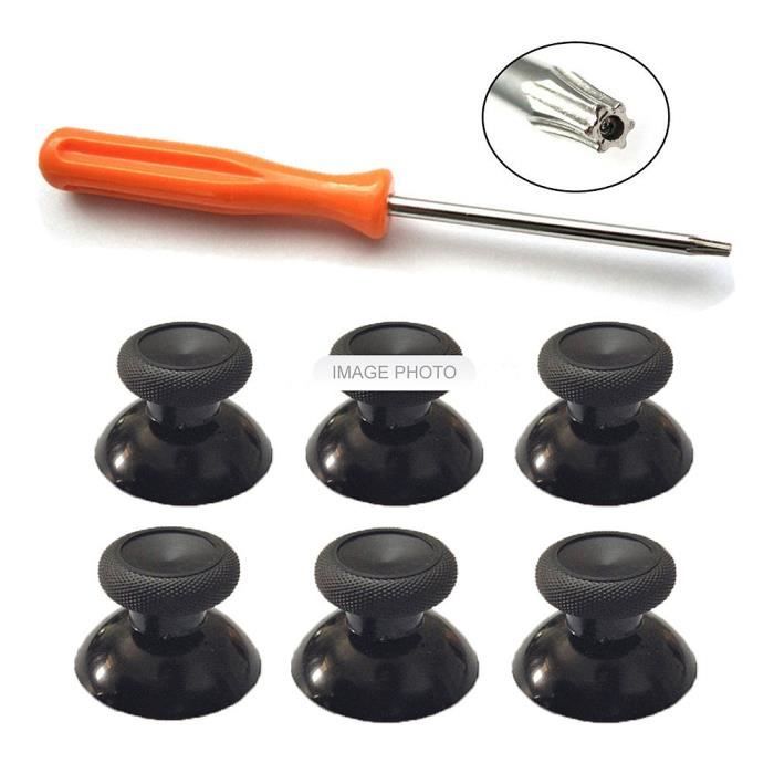 2 Chapeaux De Joystick Xbox One - Sticks Analogiques Noirs De Rechange - Neufs