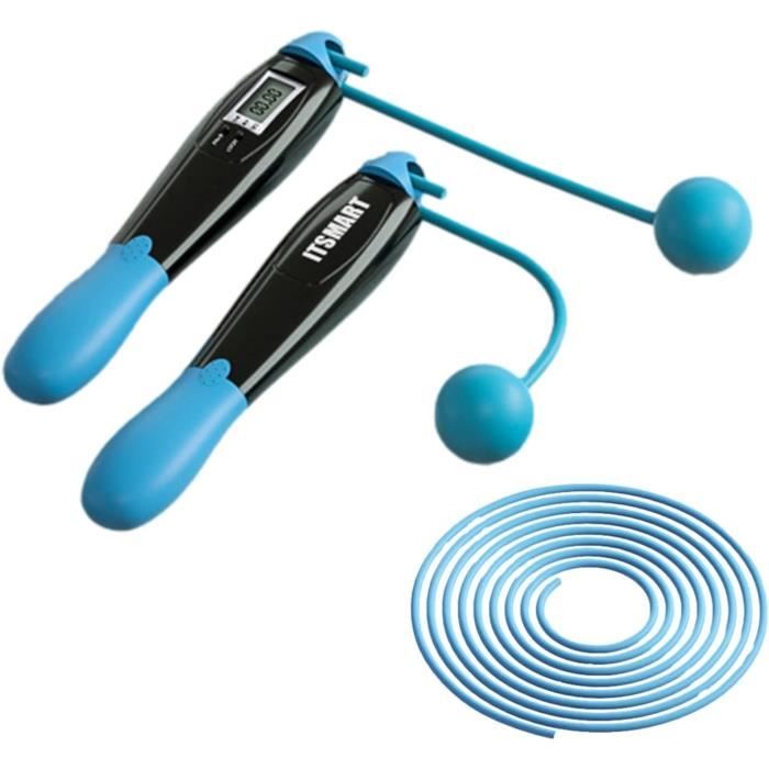 Herbst Anneau De Saut Clignotant Avec Compteur De Calories Pour Enfant - Skip Ball Pliable Rose