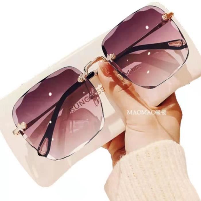Lunette soleil pour visage sales rond femme
