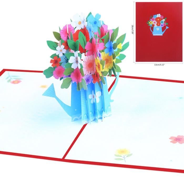 LIN17716, LINPopUp®, carte pop-up 3D, carte d'anniversaire, carte de voeux, N14 - France