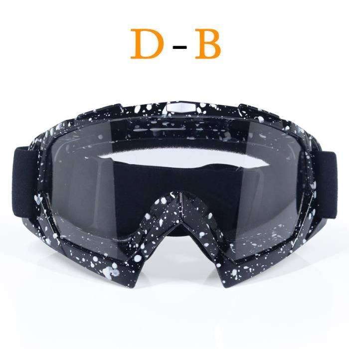 HONCENMAX Lunettes De Moto – Lunettes De Motocross – Verres De Protection Anti-buée Et UV – Pour VTT, Course Hors Route, Lunettes De Moto Adultes - 4
