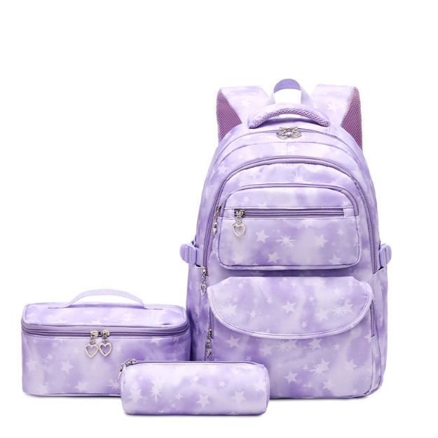 2022 Sac a Dos Fille Primaire 3 Pi ces avec Trousse et Sac