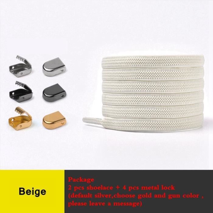 Elerevyo Lacets Plats à Rayures Colorées Pour Chaussures De