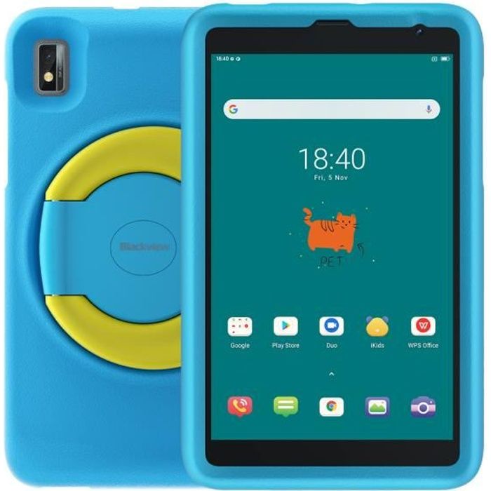 Tablette Tactile pour Enfants – Blackview Tab 6 – 8 Tablette Enfant – RAM 3Go – Stockage de 32+128Go – 5580 mAh – Android 11 –