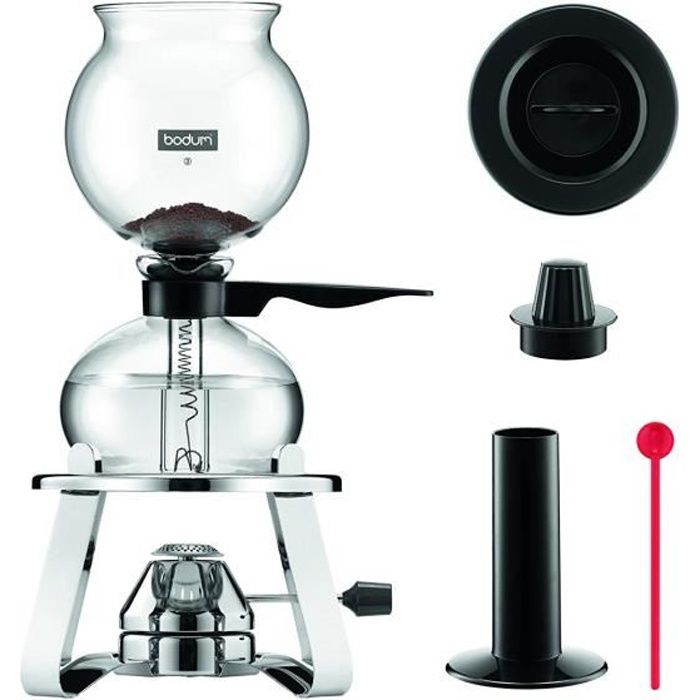 Bodum cafetiere a depression 8 tasses 1l verre avec rechaud gaz k1218 16 Cdiscount Maison