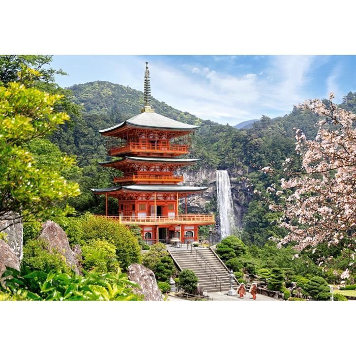 Puzzle 1000 pièces - CASTORLAND - Seiganto-Ji Temple Japan - Paysage et nature - Adulte - Intérieur