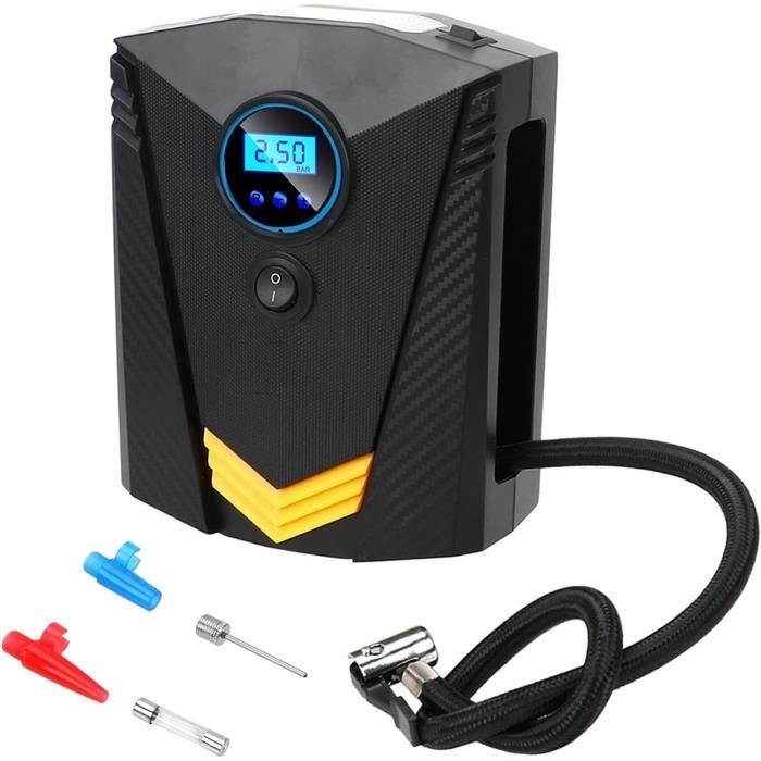 Compresseur d'air électrique, Compresseur Voiture, Gonfleur Pneu Voiture 12v DC, Pompe à Pneu