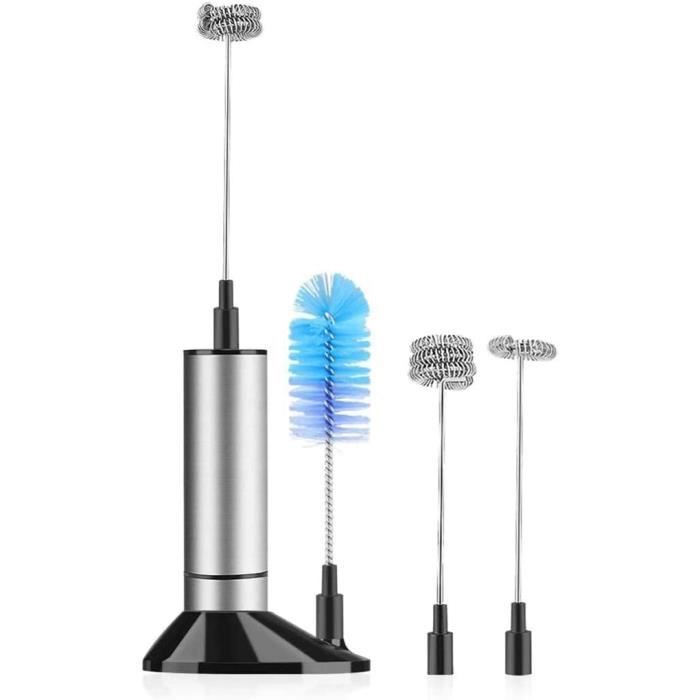 Mousseur à Lait électrique Portatif Celesta - 2 Têtes (mousseur Et Fouet), 3 Vitesses, Rechargeable USB - Pour Café, Lait, œufs