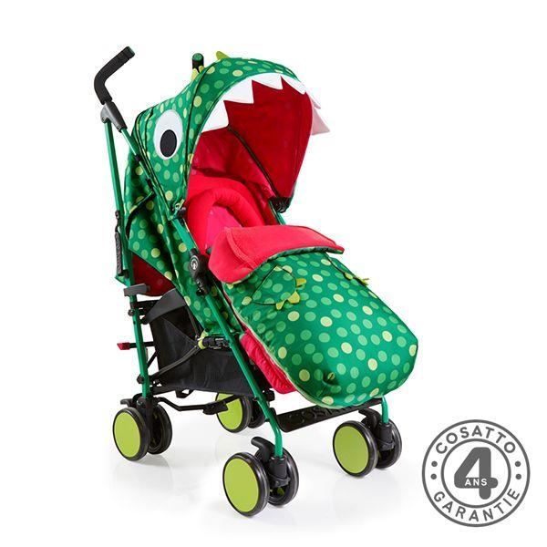 Poussette canne Cosatto Supa avec chancelière Dino Mighty - Cdiscount  Puériculture & Eveil bébé