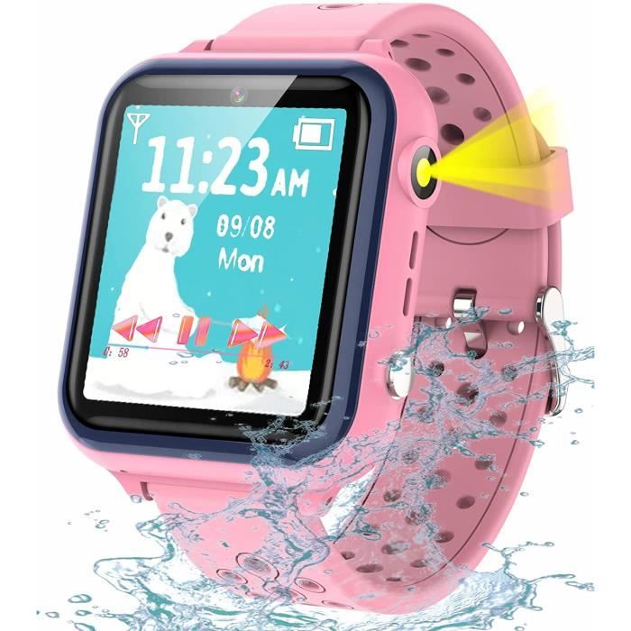 Montre Digitale Enfant étanche 30m - Alarme, Minuteur, Lumière LED, 7 Couleurs