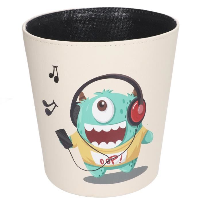 POUBELLE DE DESSIN Animé Poubelle De Cuisine Corbeille Bureau EUR 20,06