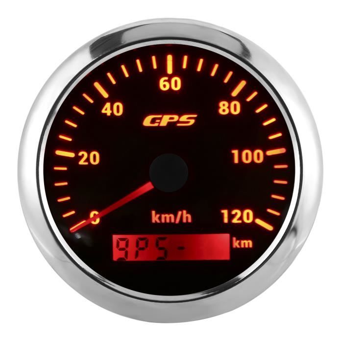 Compteur De Vitesse GPS 85 Mm (3,3) - Étanche IP67, écran Rétroéclairé, Verre Trempé, Pour Bateau, Voiture, Moto Compteur Kilométrique Total Rétroéclairé Compteur De Vitesse GPS 85 Mm (3,3) - Étanche IP67, écran Rétroéclairé, Verre Trempé, Pour Bateau, Voiture, Moto Compteur Kilométrique Total Rétroéclairé
