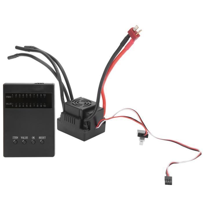 Drfeify Carte De Programmation ESC Pour Voiture RC 1/10 – Compatible Brushless – Pièce De Rechange
