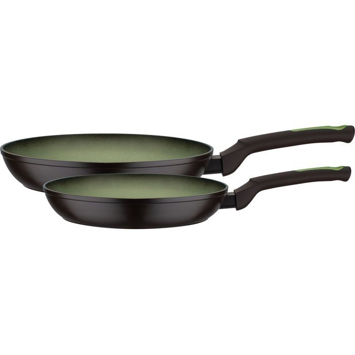 Avocado Poêles 2 pièces induction Ø2428 cm aluminium forgé 3 mm