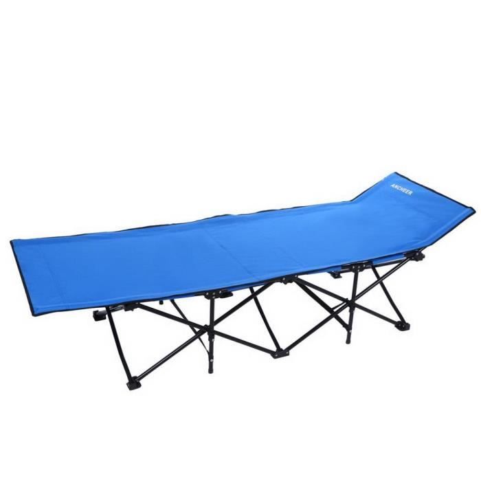 Lit De Camp Pliant, Occasion, Bon état, Léger Et Pratique