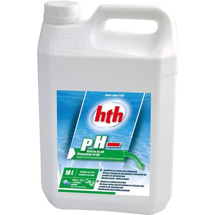 HTH pH Moins 10 L - pH Moins liquide
