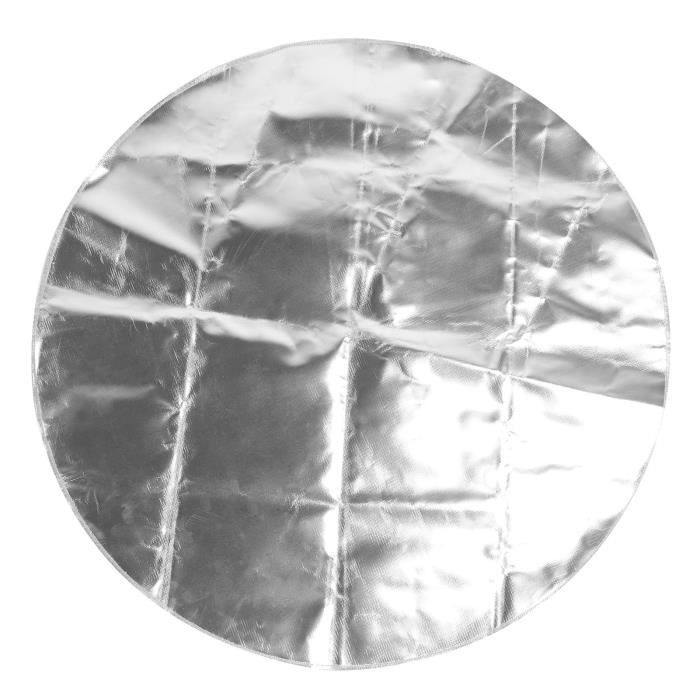 Tapis De Brasero Pour Barbecue - Rond - Noir - Tapis De Protection Du Sol - 3 Couches - Résistant Au Feu - Tapis Pour Le Sol - Protection De Couverture