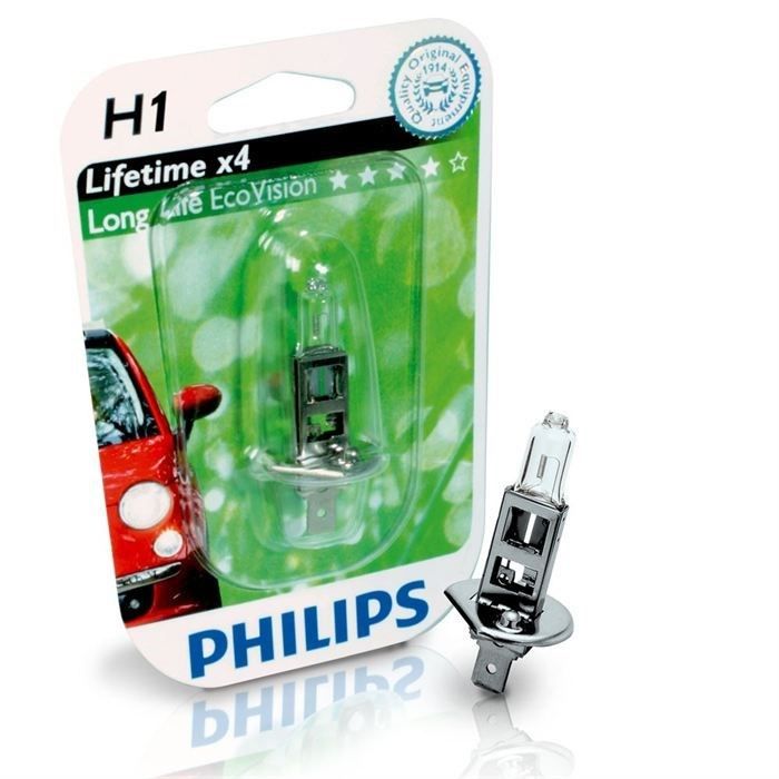 Ampoule Philips H1 LongLife EcoVision 55W