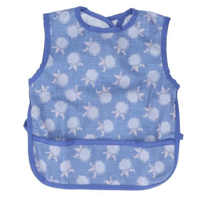 FlyIdeas Lot De 5 Bavoirs Bébé Imperméables – 100% Coton Double Épaisseur, Absorbant & Hydrofuge, 0-12 Mois, Cadeau Naissance