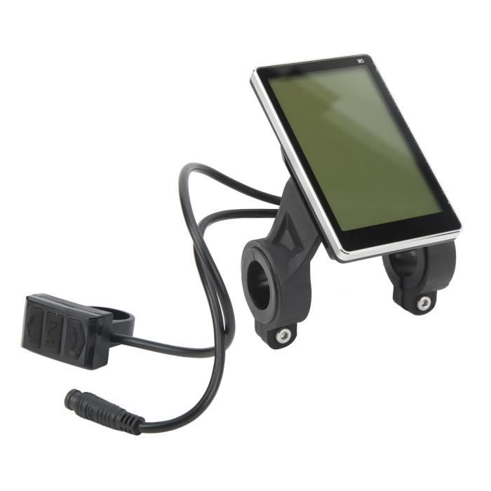 Mothinessto Écran de vélo électrique Écran LCD pour vélo électrique M5, panneau de connecteur étanche, panneau sport velo