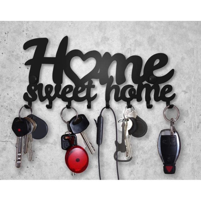 Porte-clés Décoratif Mural Sweet Home, Crochet, Support Pour Porte D Mural Sweet Home Crochet Support Pour Porte Dentree~p151389795
