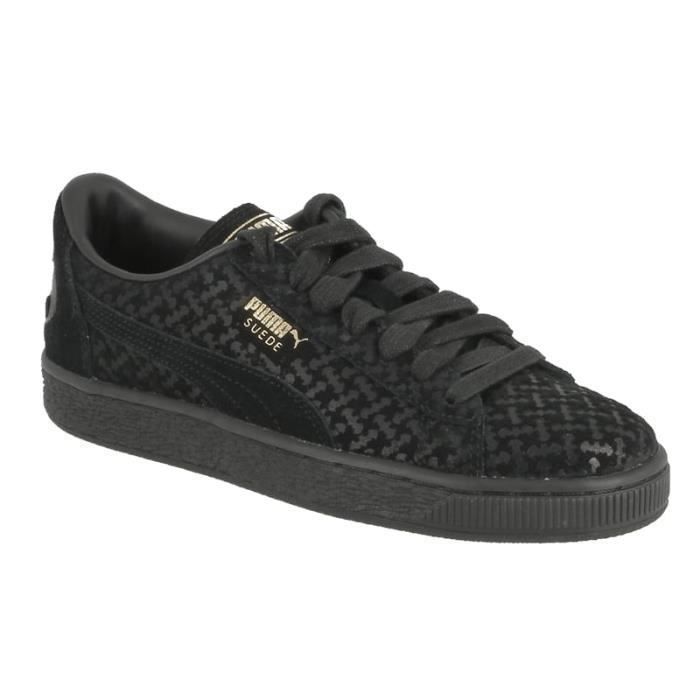 puma suede noir daim