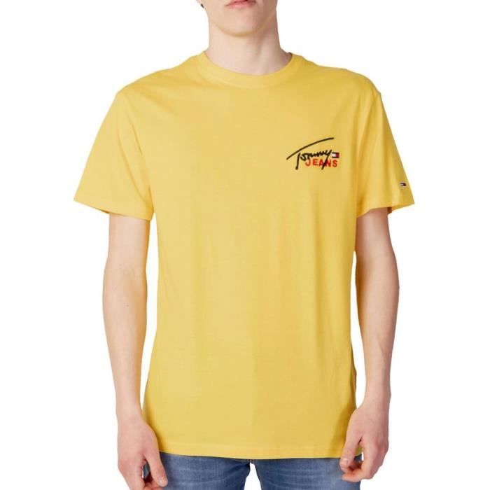 Tommy hilfiger t shirt top jaune