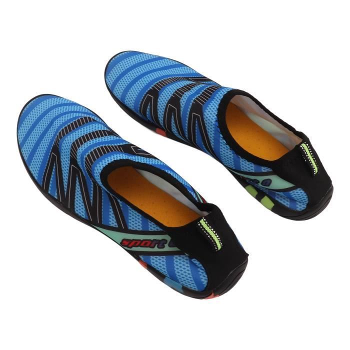 Chaussures Aquatiques Homme - Marque - Modèle - Bleu - Sports nautiques - Natation