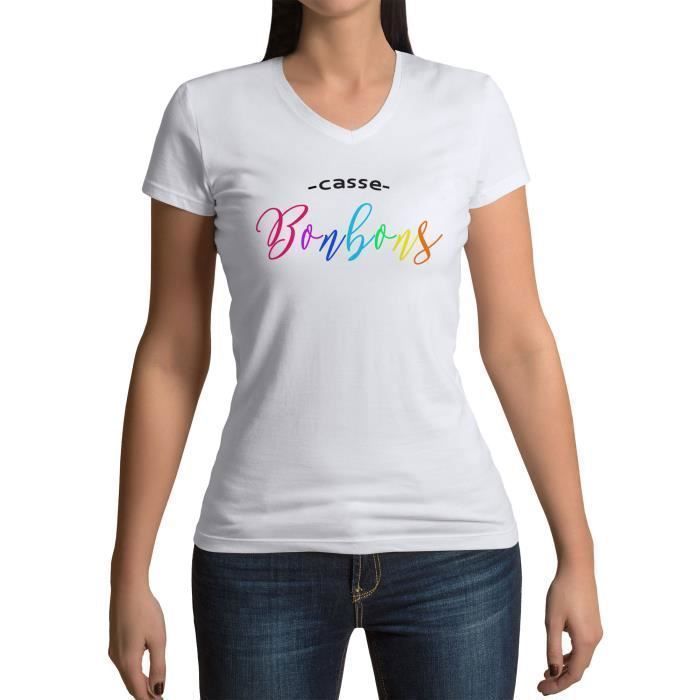 Nous sont encore là drôle col en V T-shirt Nous sont encore là drôle col en V T-shirt