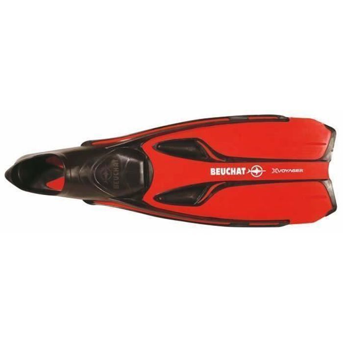 Palmes Chaussantes Beuchat Play – Mono-matière Souple Et Légère, Snorkeling Adulte/enfant, Coordonnables Avec Masque Maxlux S