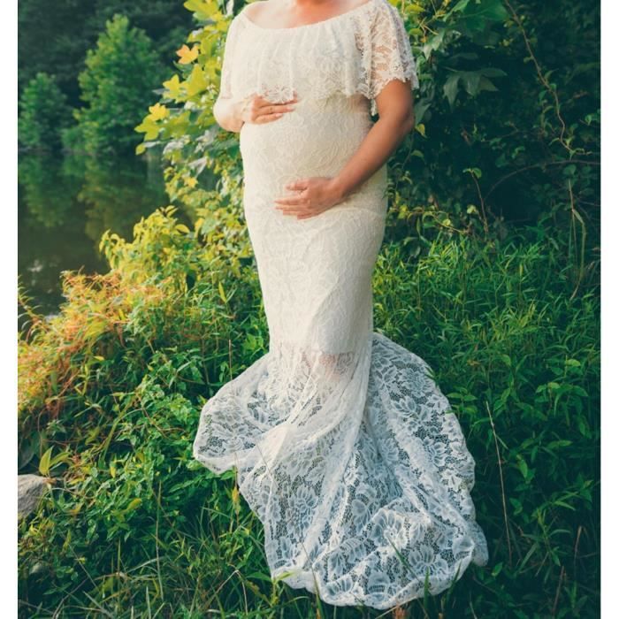 Robe De Maternité Dentelle Jojo Maman Bébé - Taille 10, Marine, Manches 3/4, Neuve Avec étiquettes