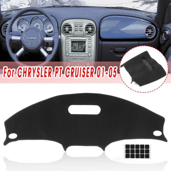 T4w Tapis De Protection Noir Mat Tableau De Bord Pour Chrysler Pt