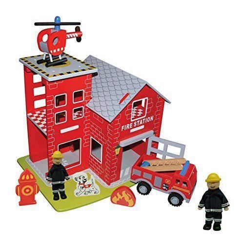 new classic toys  - véhicule miniature - garage - caserne de pompiers - 1020