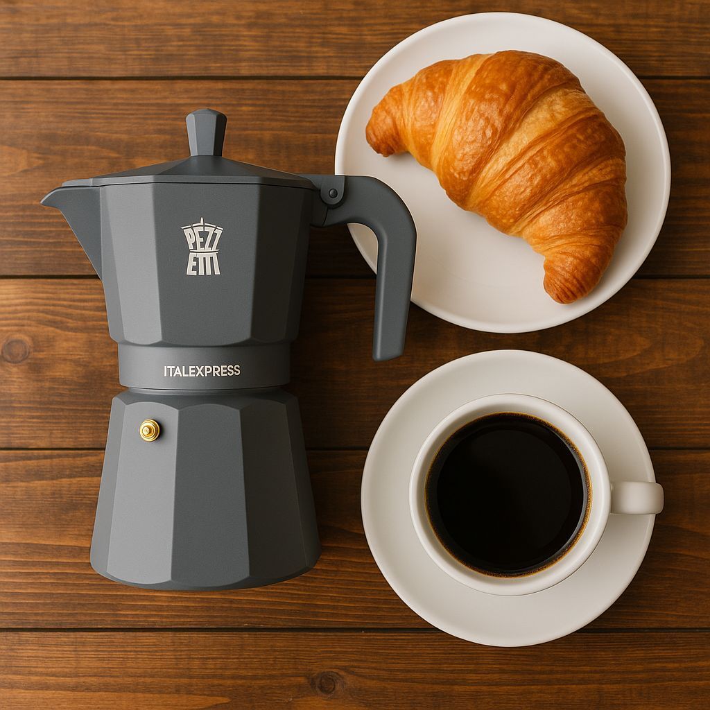 Cafetière italienne PEZZETTI ITALEXPRESS Aluminium 3 tasses - vue 2