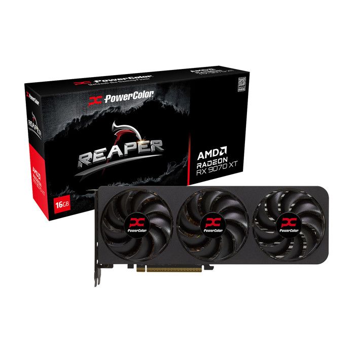 Carte graphique – PowerColor – Reaper – AMD Radeon RX 9070 XT – 16 Go – PCI Express 4.0 x16