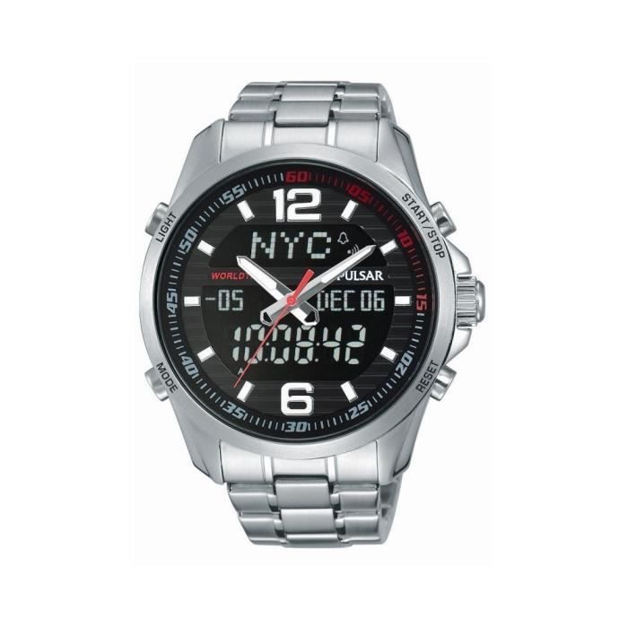 Montre double outlet affichage pulsar