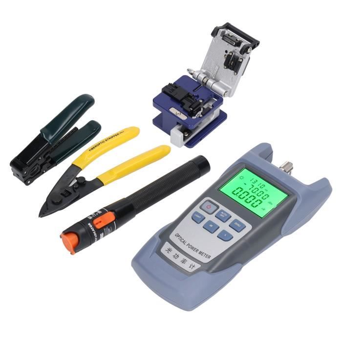 Duokon Compteur De Puissance à Fibre Optique 15pcs Testeur De Câble