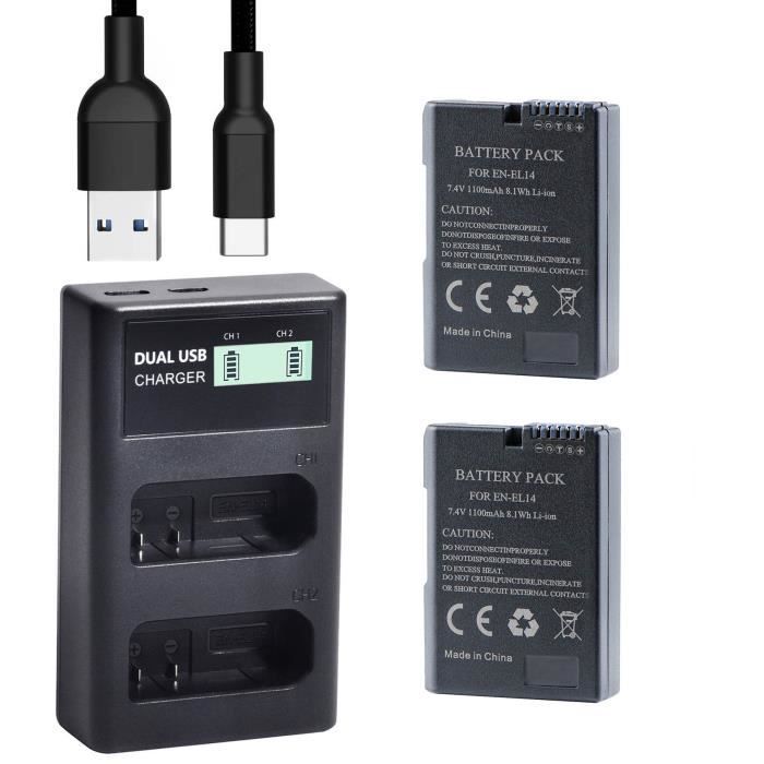 Lot Chargeurs Nikon MH-23 Et MH-52 – Occasion Fonctionnels – Pour Batteries COOLPIX