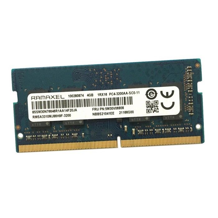 4Go RAM DDR4 PC4-25600S RAMAXEL RMSA3310MJ86H9F 5M30V06808 SODIMM PC ...