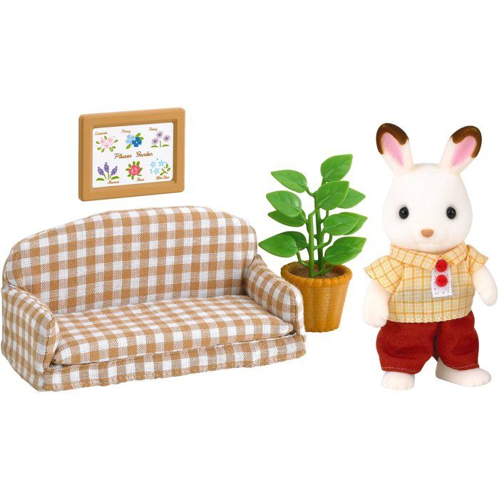 Salon SYLVANIAN FAMILIES 5013 Papa Lapin et accessoires Intérieur