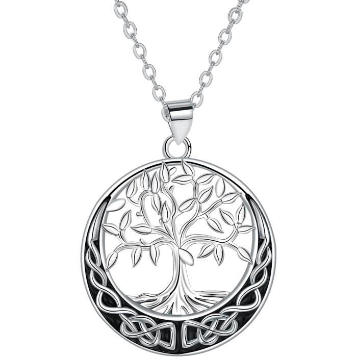 Collier Argent 925 Avec Pendentif Coquillage Twist Celtique - Silverly - Neuf Avec étiquettes