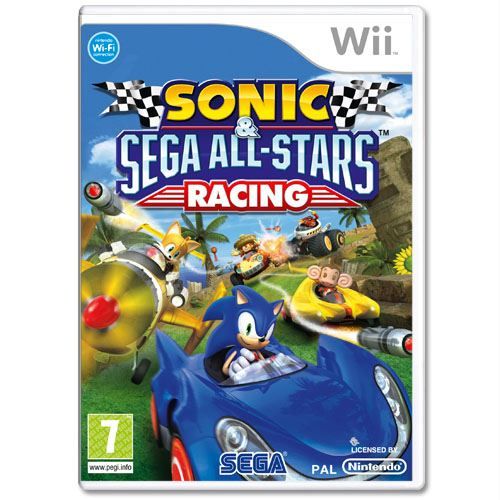 Jeu De Course - Sega - Sonic Sega All-Stars Racing - Wii - Multijoueur - Pegi 3+