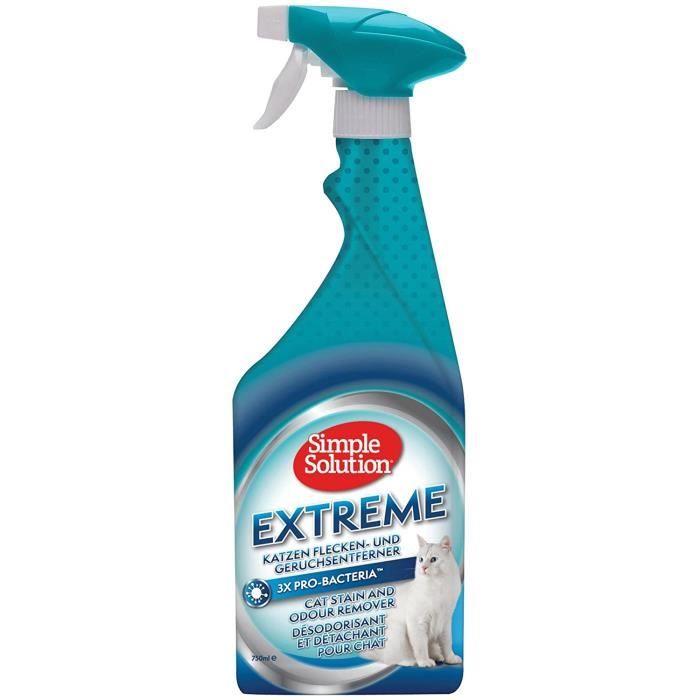 Meilleurs prix pour Simple Solution Extreme Désodorisant et Détachant pour Chat - 24281