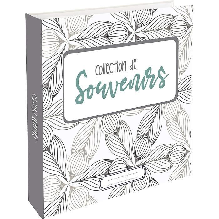 Album Photo 10x15 Livre Mémoire Grand Format Album Photo Grand Format WEB2O - 500 Photos 10x15 Cm - Couverture Solide | à Compléter Collection Souvenir Album Photo Vierge
