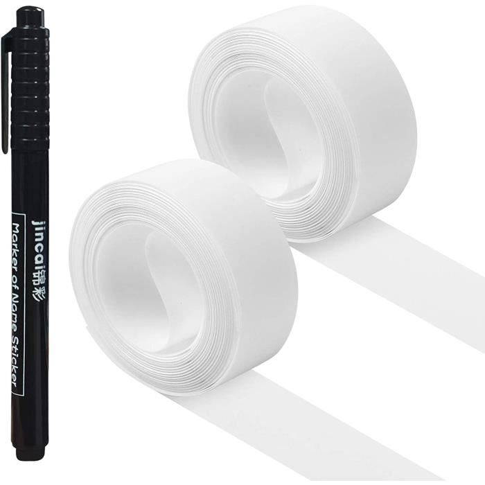 LEMESO - Lot De 290 étiquettes Autocollantes Personnalisables - 3 Tailles (0,8x4,8 Cm, 2,9x4,8 Cm, 2x2,9 Cm) - Lavables, Pour Fournitures Scolaires Et Maison