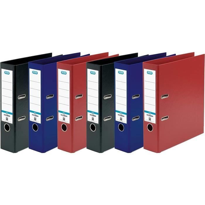 Elba Classeur A4 Strong-Line 8 Cm Rose – Dos Large Résistant Et Protection Meubles