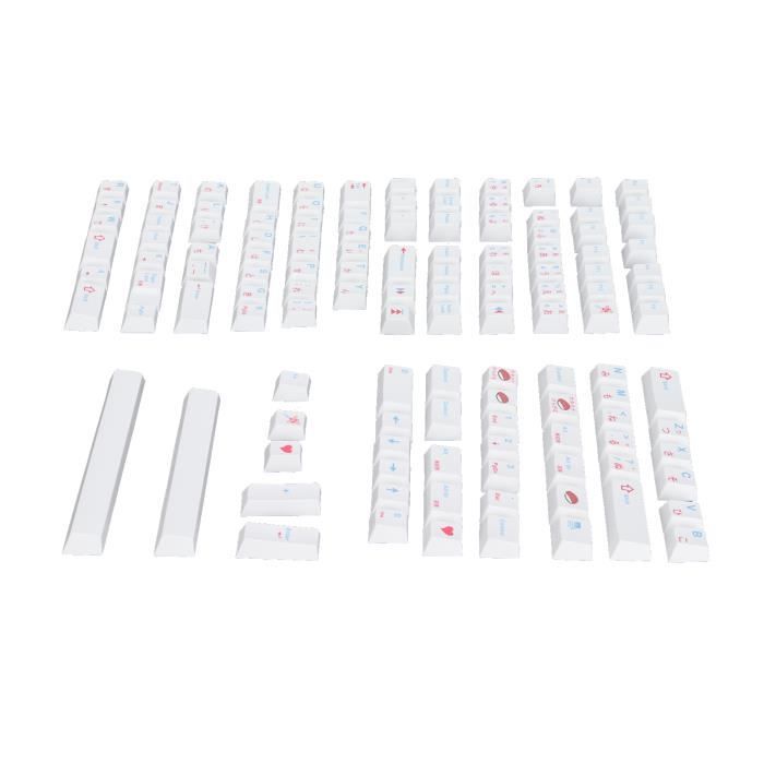 PBT Keycaps Jeu Vidéo Ergonomique Coloré Keycap Pour Clavier