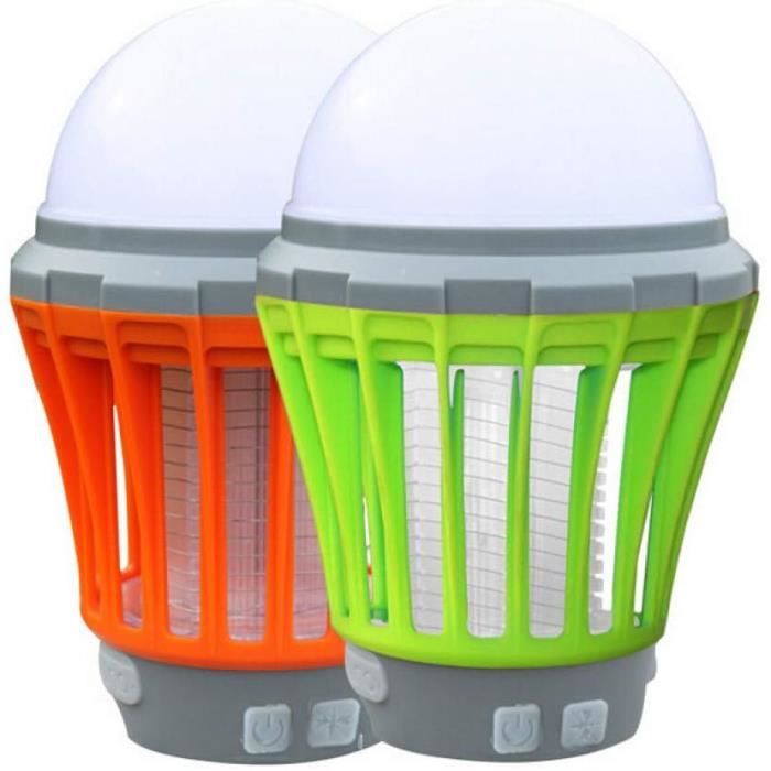 Piège à Mouches Solaire LED 2 Pièces - Pour Guêpes, Moustiques, Mouches, Extérieur Sans Produit Chimique