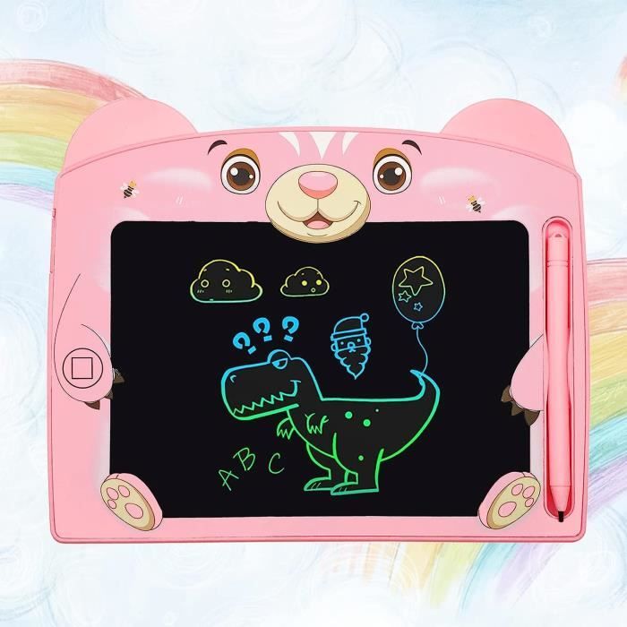 Tableau à Gribouiller LCD 12 Pouces Pour Enfants - Dessin Sans Poussière Couleurs