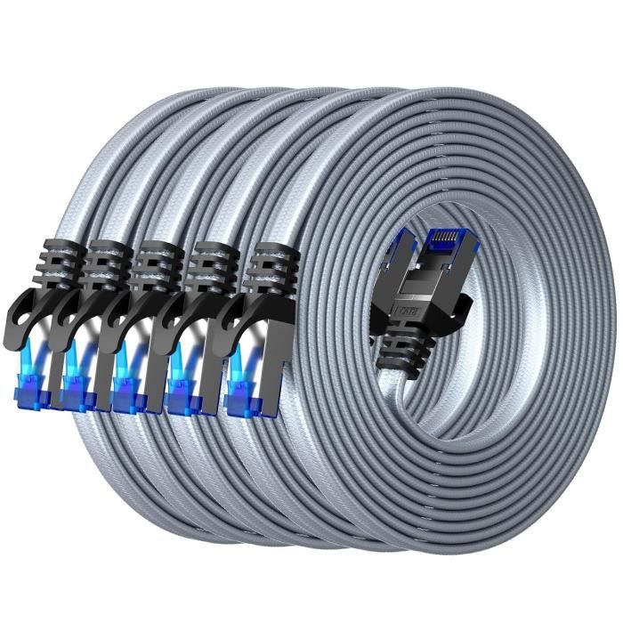 1CONN 1,5 m Cat8 Gigabit Ethernet câble réseau câble 40 Gb s S FTP